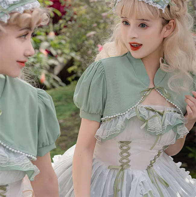 Green Plus Size Friendly Hime Lolita Dress