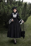 Withpuji the Sleepless Night Velvet Classic Lolita Dress