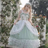 Green Plus Size Friendly Hime Lolita Dress