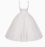 With Puji Phantom Night Poems Embroidery Top and Corset Dress