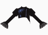 With Puji Phantom Night Poems Embroidery Top and Corset Dress