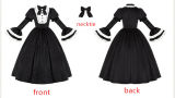 Withpuji the Sleepless Night Velvet Classic Lolita Dress