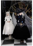With Puji Phantom Night Poems Embroidery Top and Corset Dress