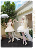 Withpuji Moonlight Symphony Classic Lolita Dress with Tailing