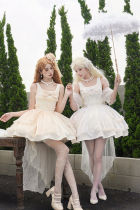 Withpuji Moonlight Symphony Classic Lolita Dress with Tailing