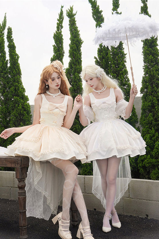 Withpuji Moonlight Symphony Classic Lolita Dress with Tailing