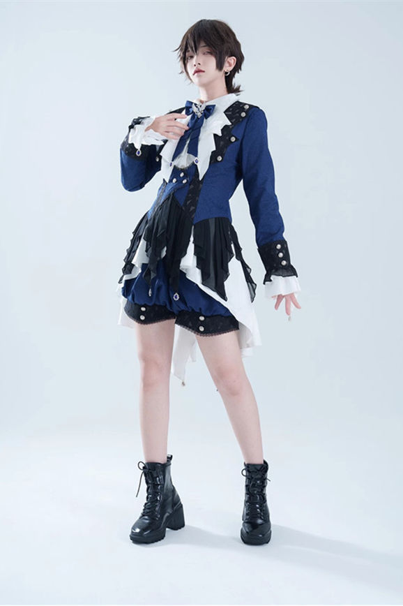 Child of Evil Ouji Lolita Coat, Blouse and Short Pants