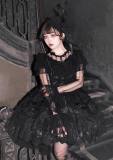 Peacock Feather Lolita Long Sleeves Yarn Blouse