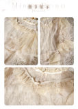 Peacock Feather Lolita Long Sleeves Yarn Blouse