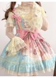Peacock Feather Lolita Long Sleeves Yarn Blouse