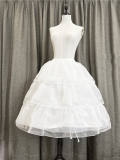 Super Puffy Fishbone Lolita Petticoat Adjustable