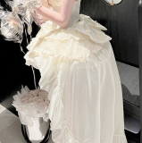 Diamond Honey Halter Neck Formal Dress, Corset and Tailing