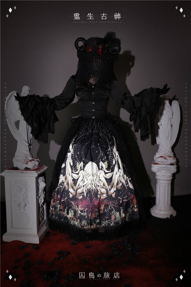 50-70cm Super Puffy Magic Fishbone Lolita Petticoat
