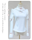 Cat's Paw Embroidery Bottoming Top