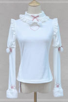 Cat's Paw Embroidery Bottoming Top