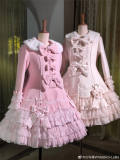 White Bird Pearls Bowknots Sweet Lolita Coat