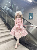 White Bird Pearls Bowknots Sweet Lolita Coat