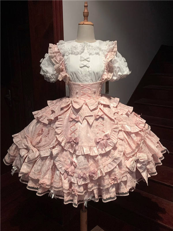 Lost Aqua Hybird Doll Lolita Dress and Cape