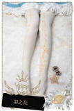 Flower Feather Lolita Tights