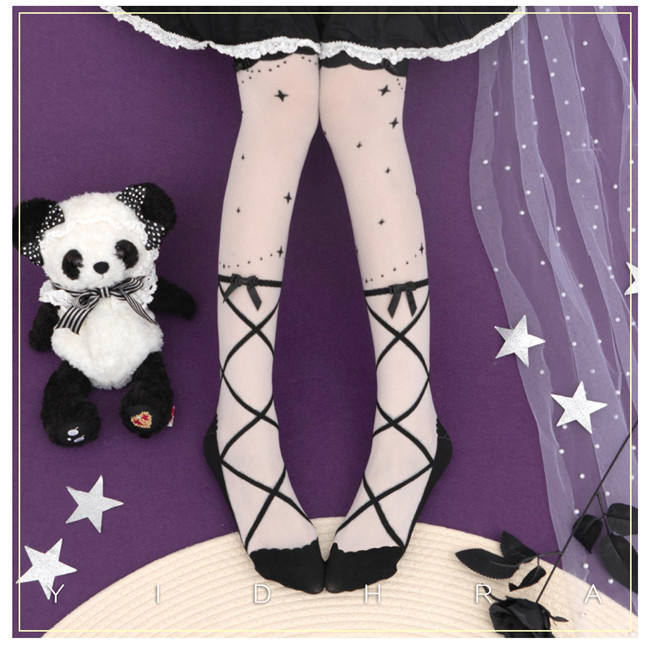 Yidhra ~Song of Ribbon Lolita Above Knee Socks