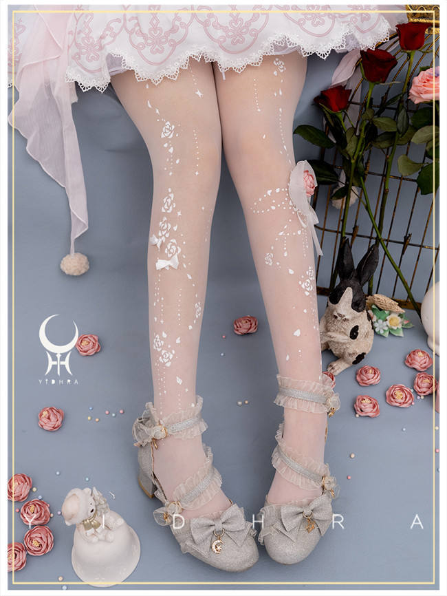 Yidhra Star and Rose Lolita Tights