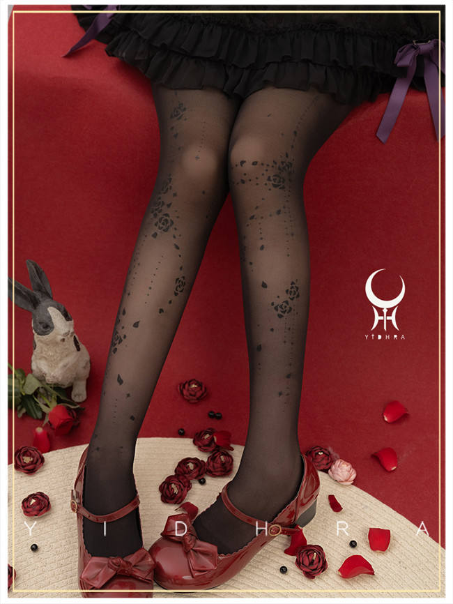 Yidhra Star and Rose Lolita Tights