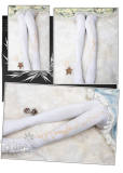 Flower Feather Lolita Tights