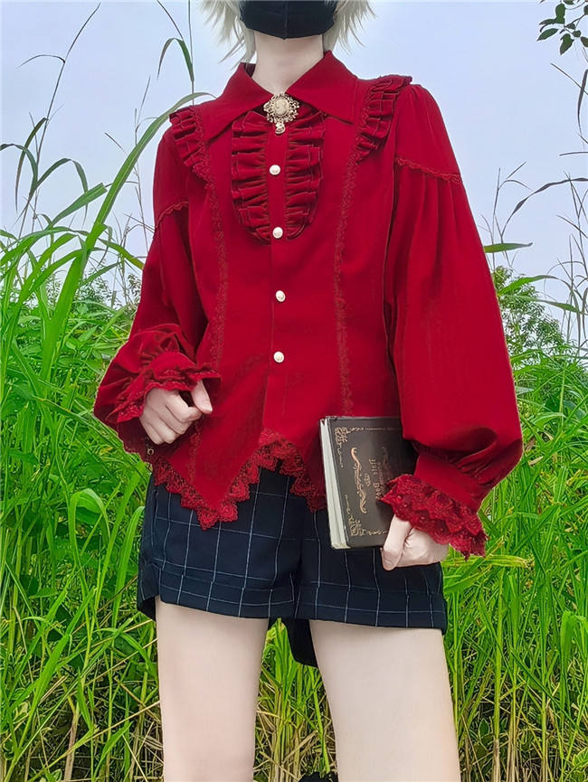 The Banquet Long Sleeves Vintage Lolita Blouse