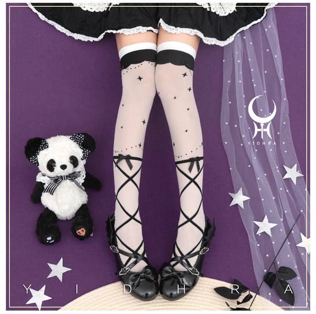 Yidhra ~Song of Ribbon Lolita Above Knee Socks