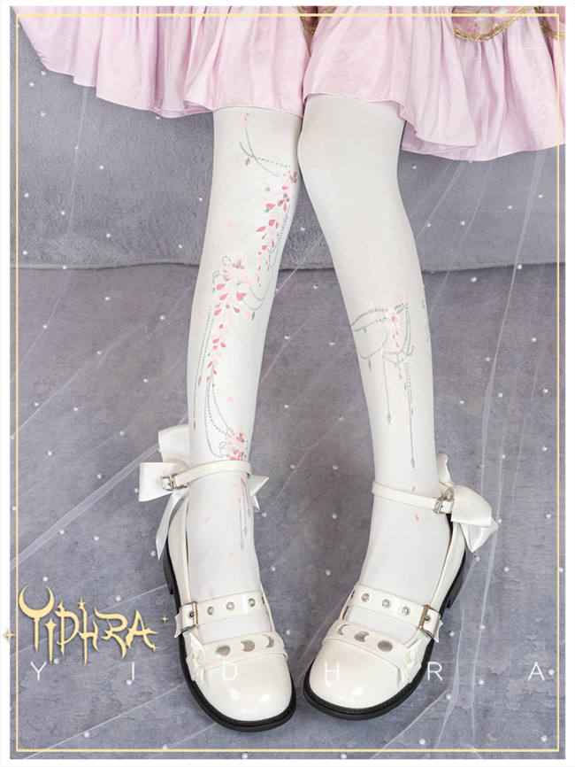 Yidhra Lolita Wisteria Velvet Lolita Tights