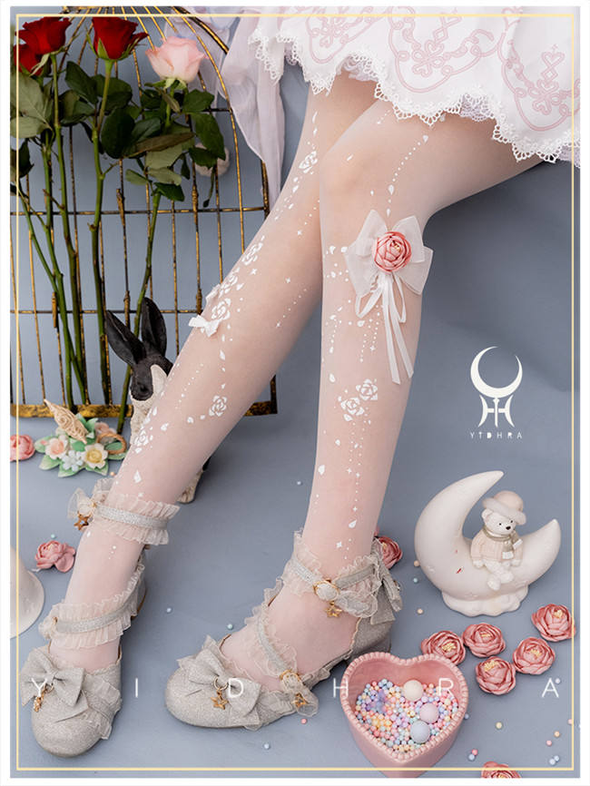 Yidhra Star and Rose Lolita Tights