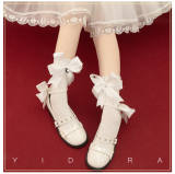 Bowknots Cotton Lolita Short Socks