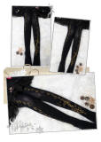 Flower Feather Lolita Tights