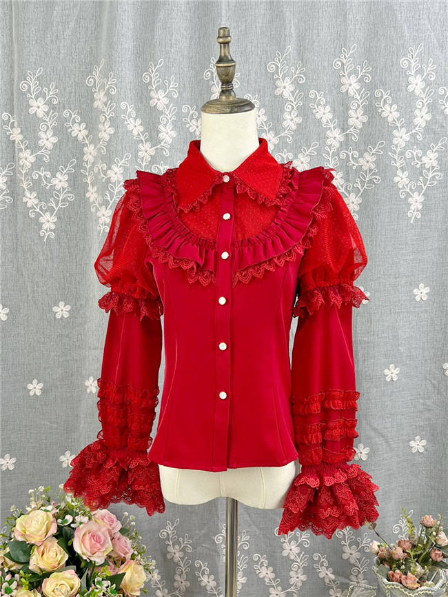 Four Season Detachable Sleeves Lolita Boluse
