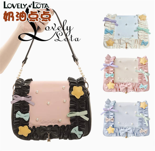 Lovely Lota ~Sweet Cream Lolita Bag -Ready Made