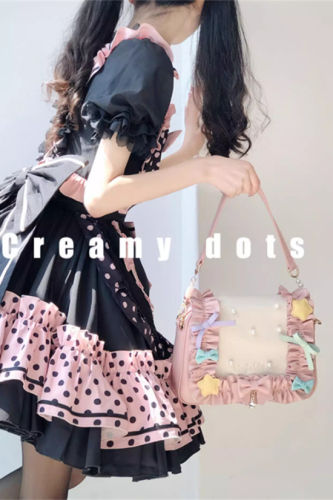 Lovely Lota ~Sweet Cream Lolita Bag -Ready Made