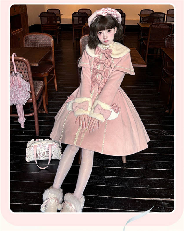 Sakura Hime Cookie Lolita Cape Coat