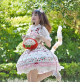 DRDR Cute Strawberry Mouse Lolita Bag