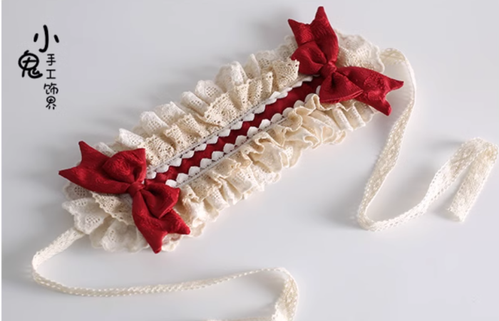 Sweet Lace Bowknots Classic Lolita Headband