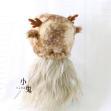 Sweet Ear Warmer Elk Pattern Lolita Hat