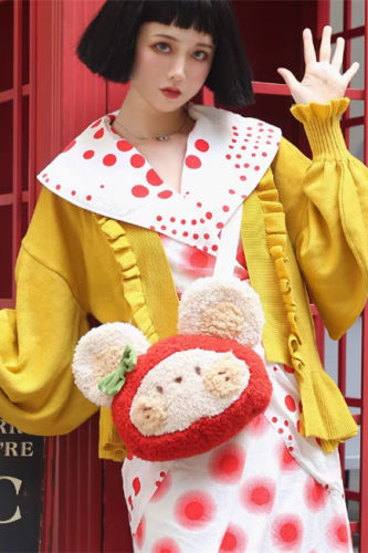DRDR Cute Strawberry Mouse Lolita Bag