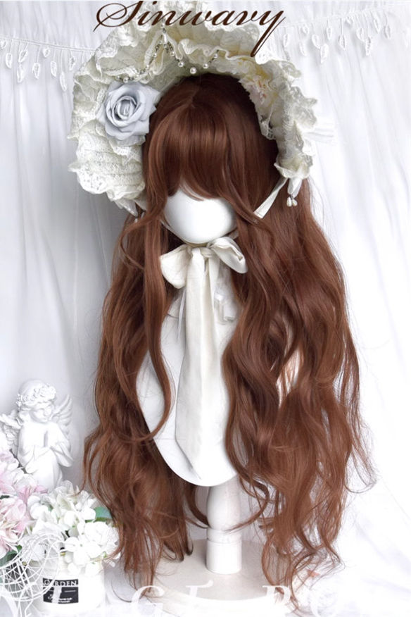 Vintage Roll Long Wavy Lolita Wig 80cm
