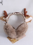 Elk Pattern Ear Warmer Christmas Lolita Headdress