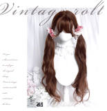 Vintage Roll Long Wavy Lolita Wig 80cm
