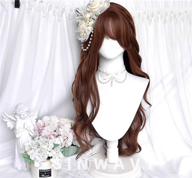 Vintage Roll Long Wavy Lolita Wig 80cm