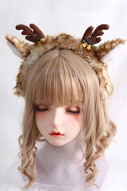 Elk Pattern Christmas Lolita Headband