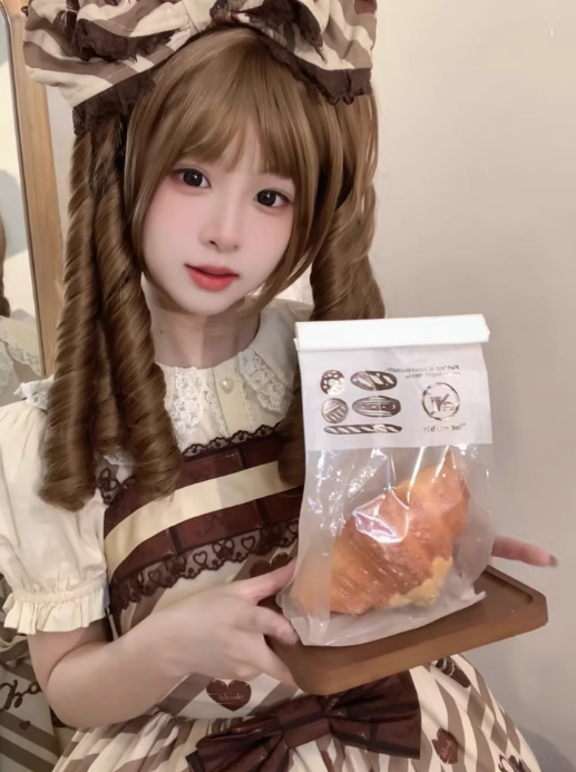 Light Fairy Tale Golden Brown Lolita Wig