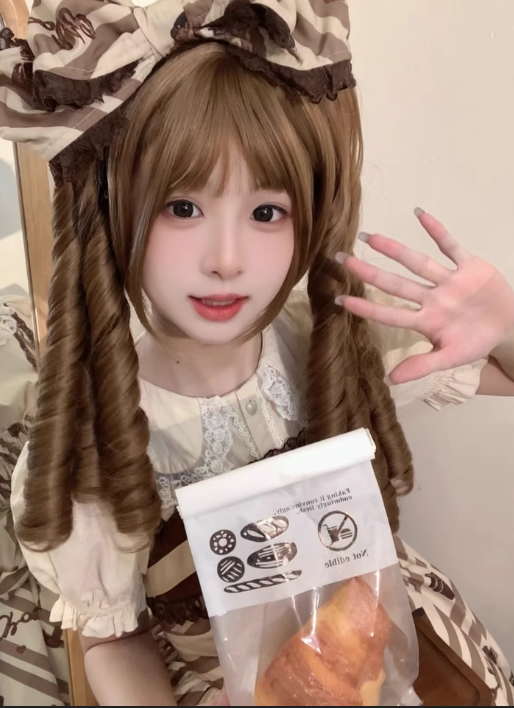 Light Fairy Tale Golden Brown Lolita Wig