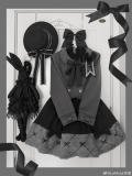 LeMiroir Winter Solstice Festival Lolita Skirt,Hat