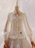 Yolanda -Benny's Herbology- College Style Lolita Embroidery Blouse